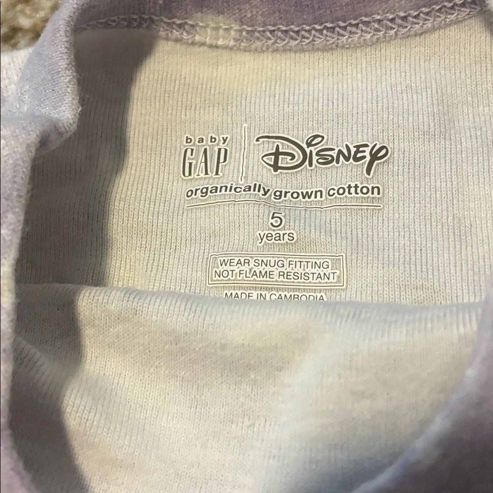 Gap Kids + Disney Frozen Tie Dye 100% Organic Cotton Pajamas Size 5 | Princess